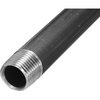 Ironwerks Designs 1/2" x 30" Decorative Black Iron Pipe Nipple, 10PK BLK-1/2x30-10